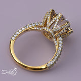Gold Engagement Ring - 01US91