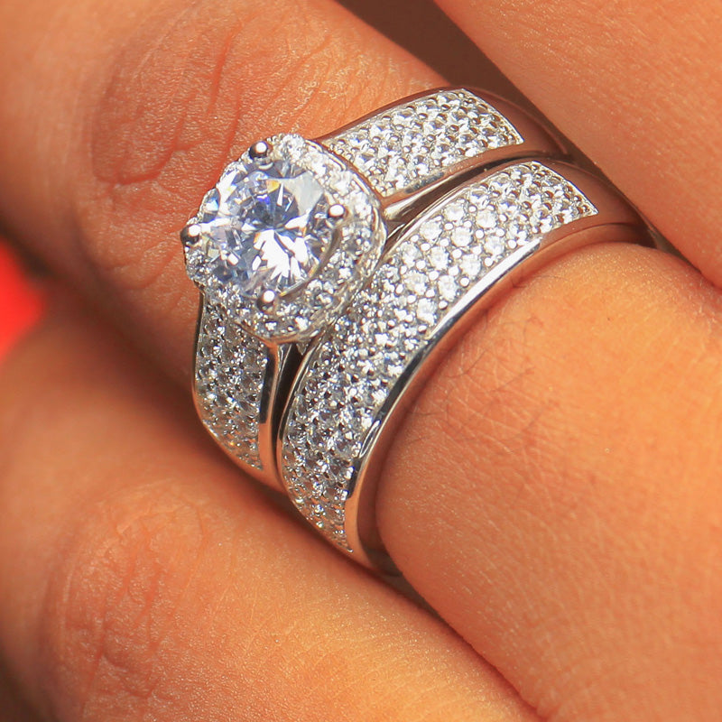 Sterling Silver Bridal set - 01US96