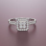 Gold Engagement Ring - 01VL01