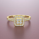 Gold Engagement Ring - 01VL01