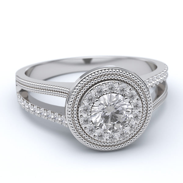 Gold Engagement Ring - 01VR02