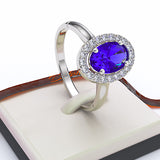Sapphire Engagement Ring - 02SH25