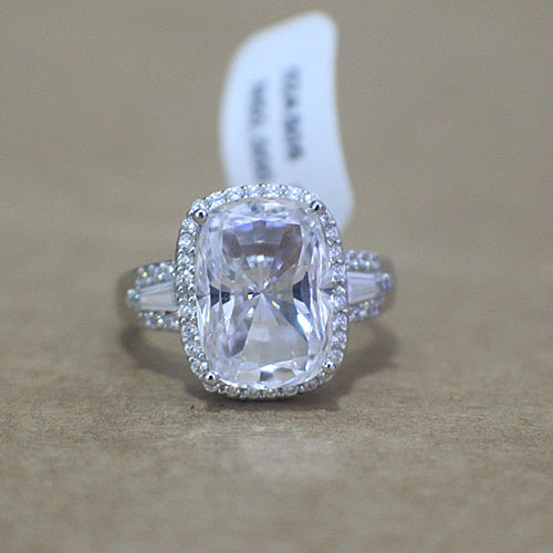 Sterling Silver Engagement Ring - 02AS05