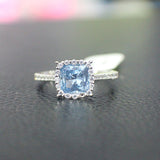 Sterling Silver Engagement Ring - 02AS20