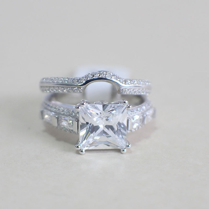 Sterling Silver Bridal Set - 01AS69