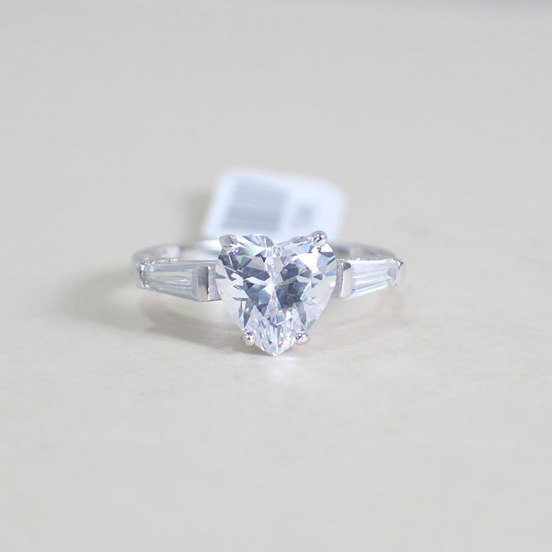 Sterling Silver Engagement Ring - 02AS69