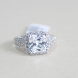 Sterling Silver Engagement Ring - 02AS75