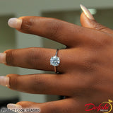 Sterling Silver Engagement Ring - 02AS80