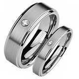 Matching Titanium Wedding Band Set - 02BB09