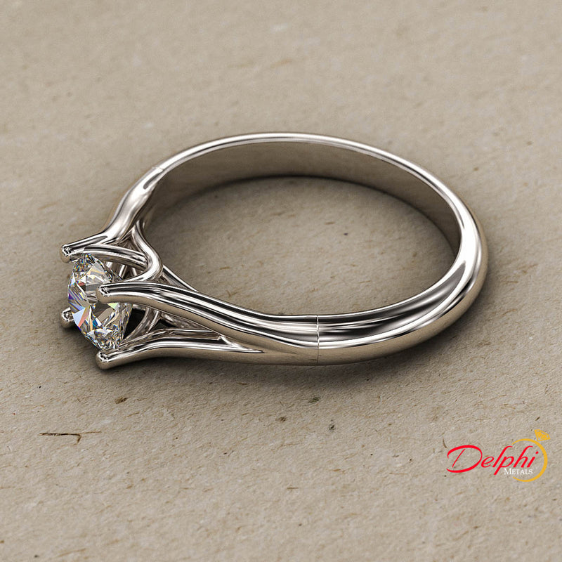 0.47ct Brilliant Diamond Solitaire Gold Engagement Ring  - 02CG15