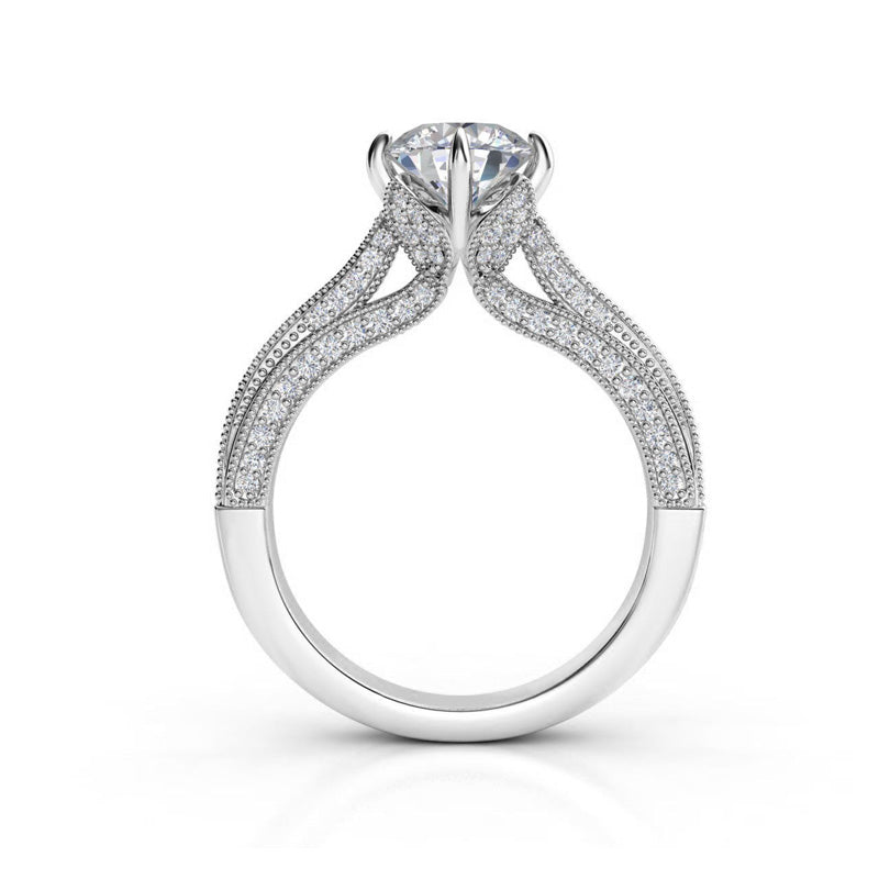 1.26ct Brilliant Diamond Gold Engagement Ring  - 02CG18