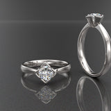 Daisy Collection - Gold Engagement Ring - 02DS13