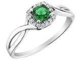 Emerald Engagement Ring