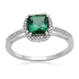 Emerald Engagement Ring