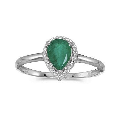Emerald Engagement Ring