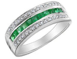 Emerald Engagement Ring
