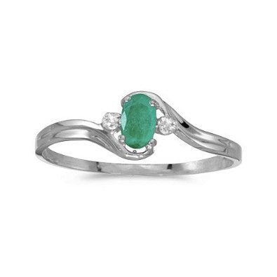 Emerald Engagement Ring