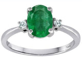 Emerald Engagement Ring