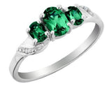Emerald Engagement Ring