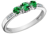 Emerald Engagement Ring