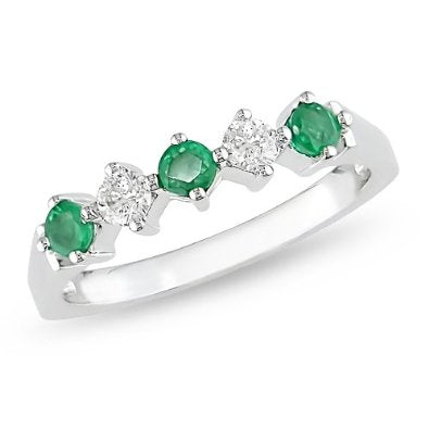Emerald Engagement Ring