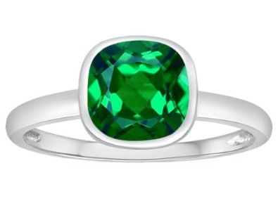 Emerald Engagement Ring