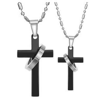 Couple Necklace (Cross) - 02NN31