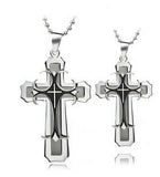 Couple's Cross Pendant - 02NN33