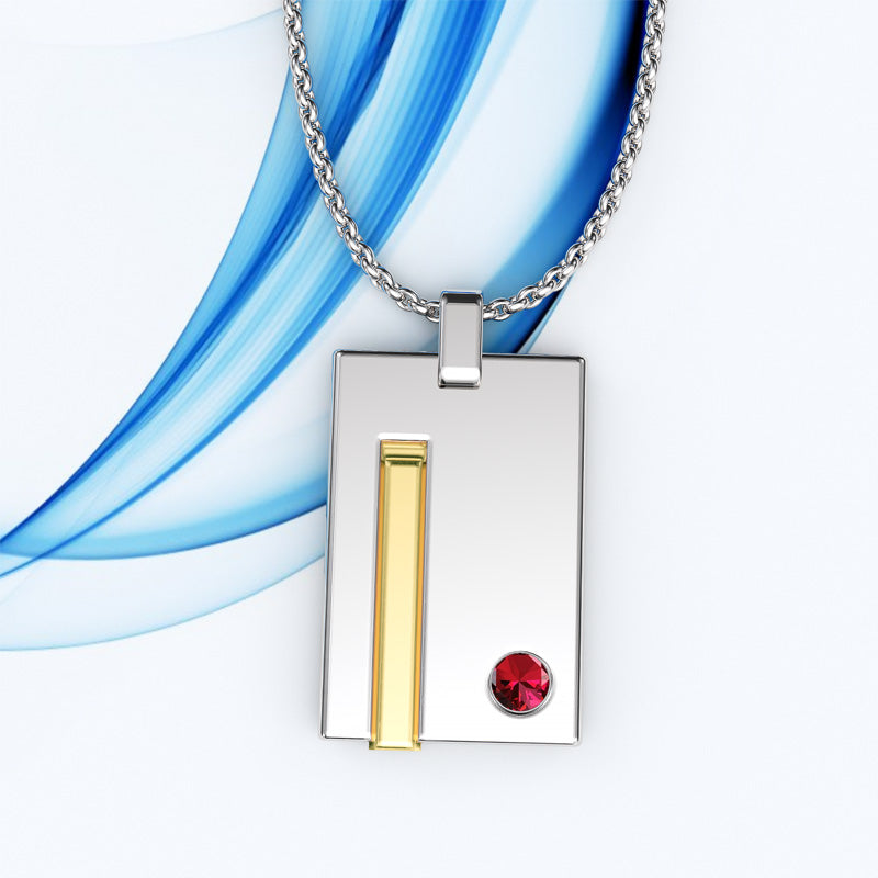 Two Tone Gold Necklace - 02NN39