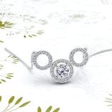 Triple Circle Diamond Pendant - 02NN60
