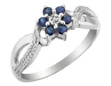 Diamonds in 10K White Gold Engagement Ring
