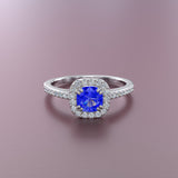 Sapphire Engagement Ring - 02SH14