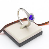 Sapphire Engagement Ring - 02SH14
