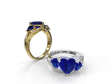 Sapphire Engagement Ring - 02SH21