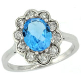 Topaz Engagement Ring