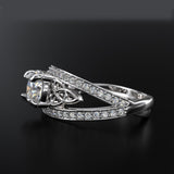 1.6ct Round Cut Gold Engagement Ring - 02TT06