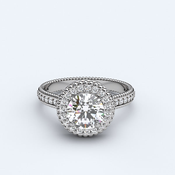 Gold Engagement Ring - 02TT07