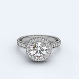 Gold Engagement Ring - 02TT07
