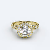 Gold Engagement Ring - 02TT07