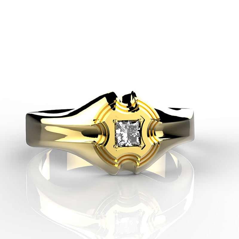 Gold X-Ring - 02TT16