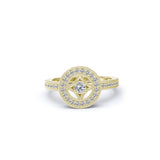 Gold Engagement Ring - 02TT48