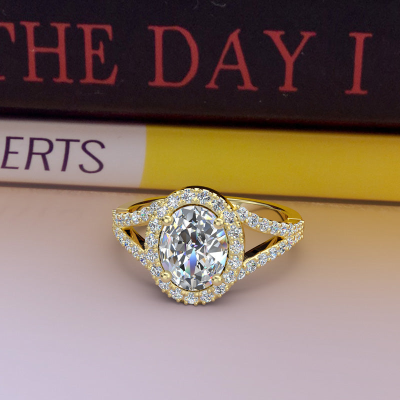 Gold Engagement ring  - 02TX29