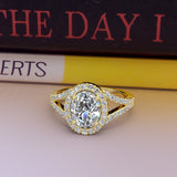 Gold Engagement ring  - 02TX29