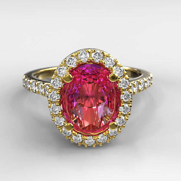 Gold Engagement Ring - 02TX30