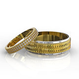 Gold Wedding Bands - 02TX32