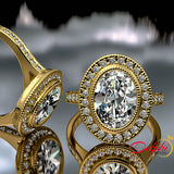 Gold Engagement Ring - 02TX33