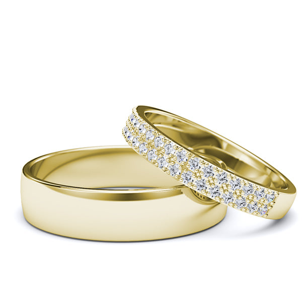 Gold Wedding Bands - 02TX36