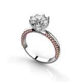 Gold Engagement ring - 02TX40