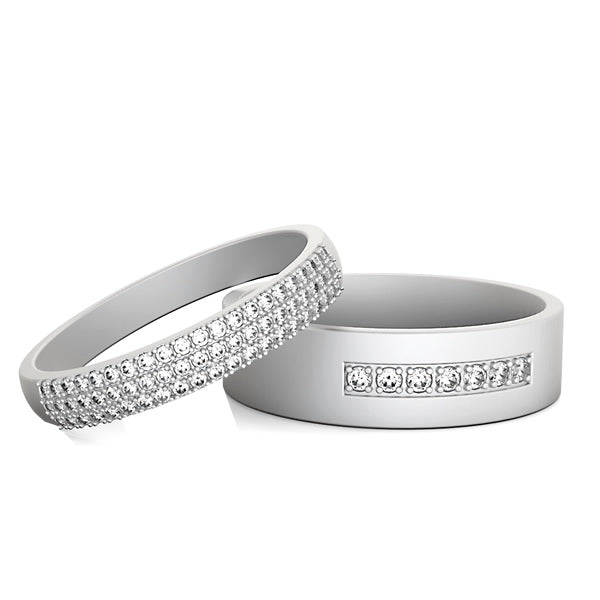 White Gold Wedding Bands - 02TX43