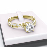 Gold Engagement Ring - 02TX44